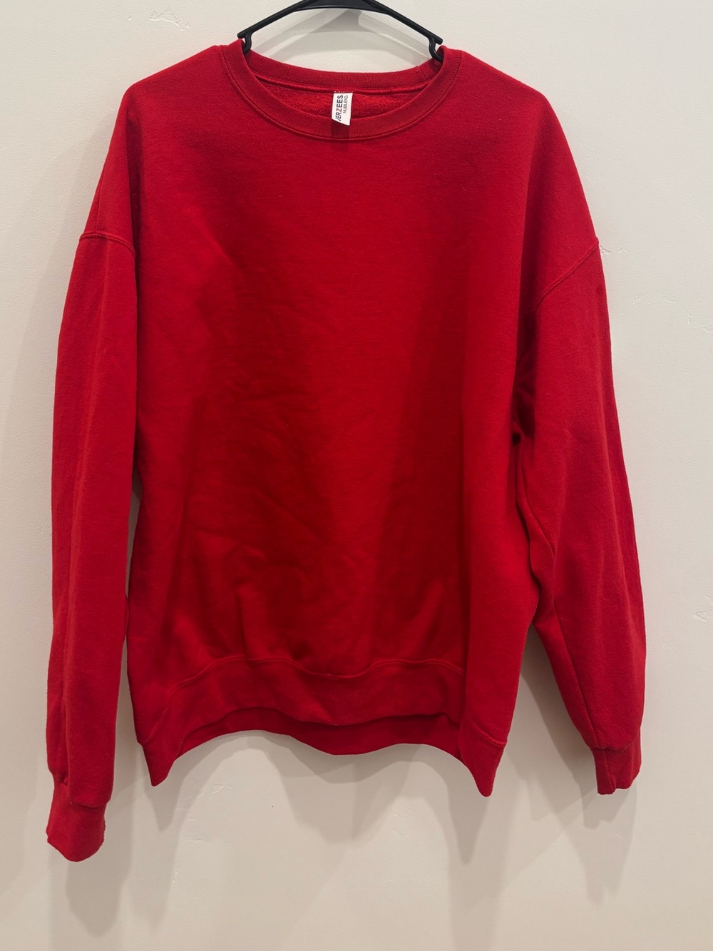 Classic Red Crewneck Sweater